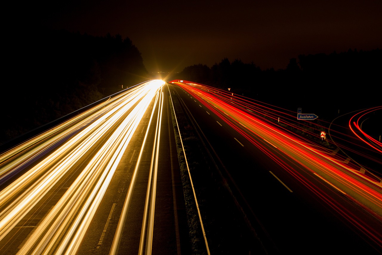 highway, traffic, long exposure-393492.jpg